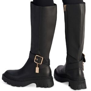 COACH • James Tall Buckled Riding Boots • Women’s